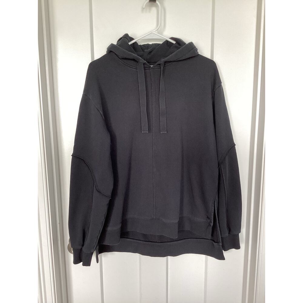 Sweaty Betty London‎ Women’s Long Sleeve Kangaroo Pocket Pullover Hoodie Black 8